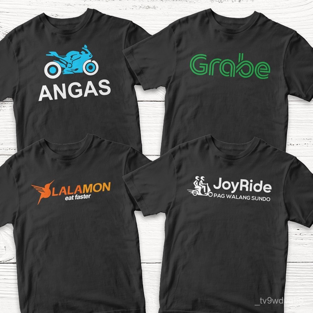 【High quality】Funny Parody T-shirt LALAMON, ANGAS, GRABE, JOYRIDE (Lalamove, Angkas, Grab, Joyride) 
