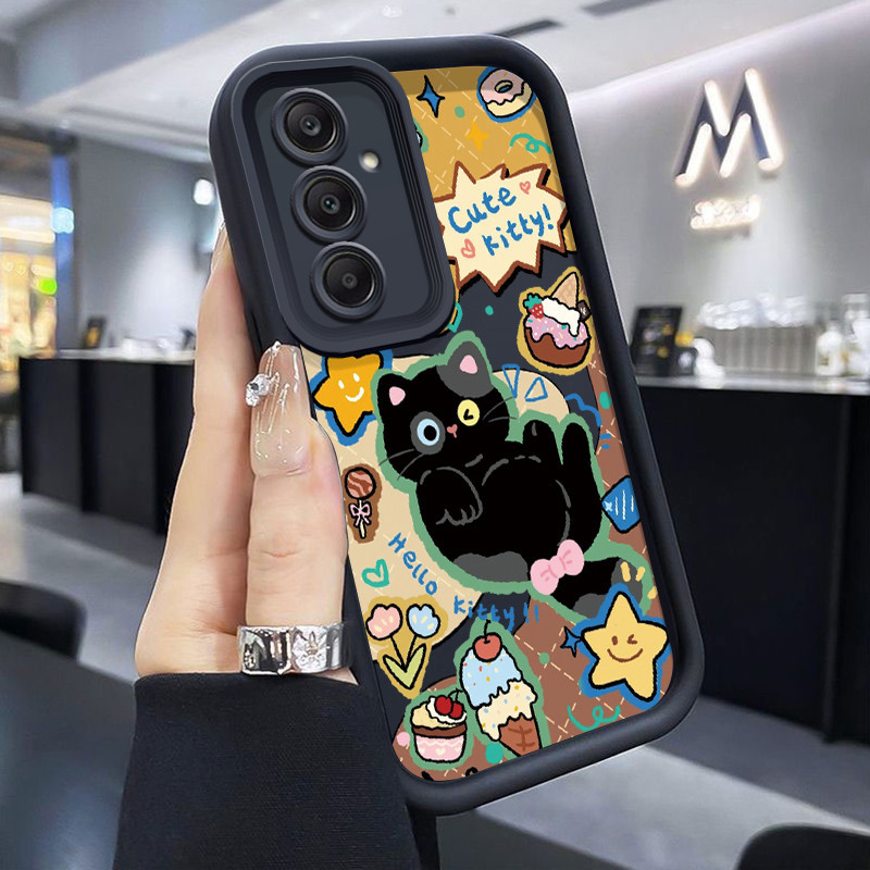 เคสสำหรับ Samsung A25 Samsung A15 4G A15 5G เคสครอบป้องกันการ์ตูนคิตตี้รูปแบบ