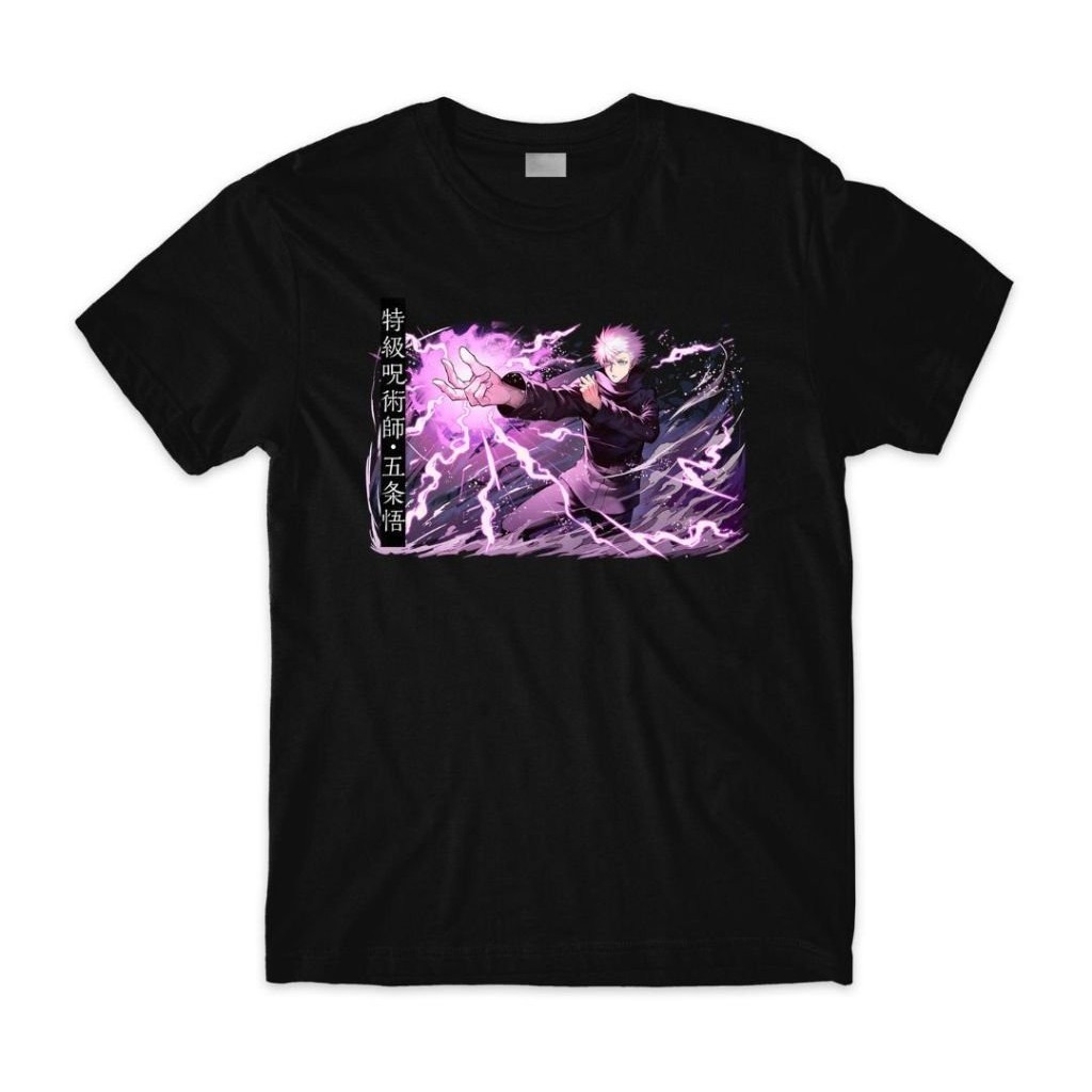 【High quality】Satoru Gojo Jujutsu Kaisen T-Shirt Series  Front Print Crafter Tee Anime Manga Shirt