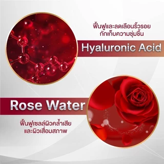 [6 ชิ้น] Mille Duo ESSENCE SERUM ROSE CORDY POMEGRANATE ANTI-AGING ESSENCE 8g.