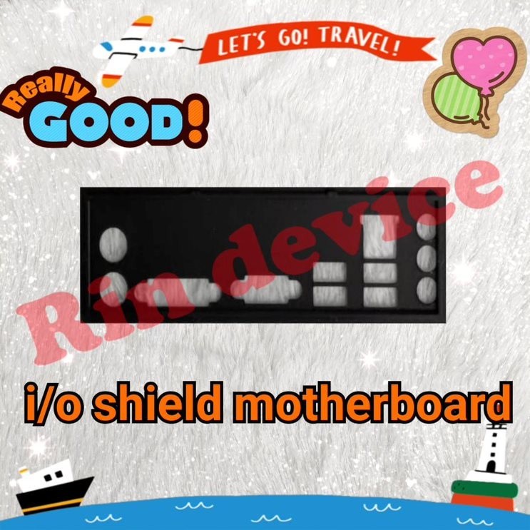i/o shield Motherboard Asus H81M CS   #ฝาหลังเมนบอร์ด