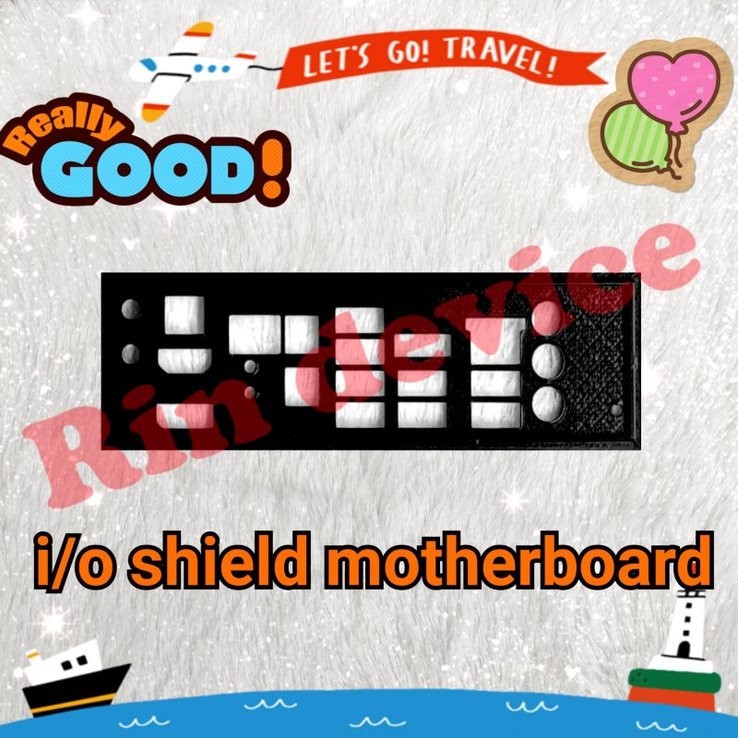 i/o shield Motherboard ASUS-Maximus-VI-Impact   #ฝาหลังเมนบอร์ด