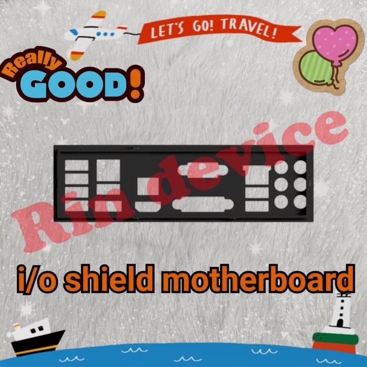 i/o shield mainboard asus P8Z68-V   #ฝาหลังเมนบอร์ด