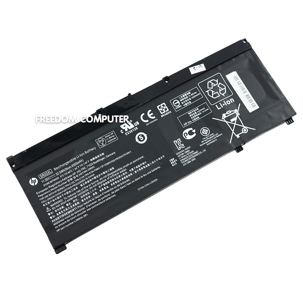 แบตเตอรี่โน๊ตบุ๊ค (แท้) SR03XL HP Omen 15-CX BATTERY NOTEBOOK