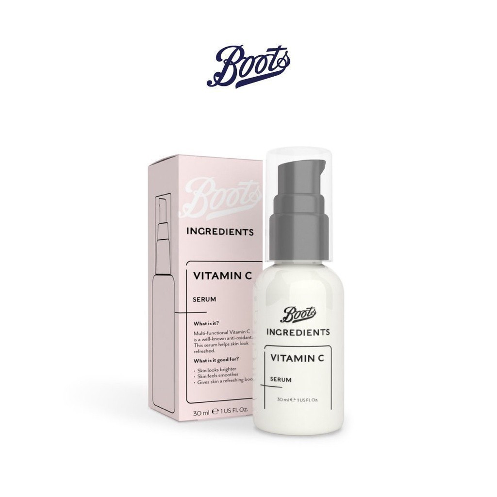 Boots Vitamin C Brightening Intensive Serum 30Ml บู๊ทส์ วิตามิน ซี เซรั่ม 30 มล.