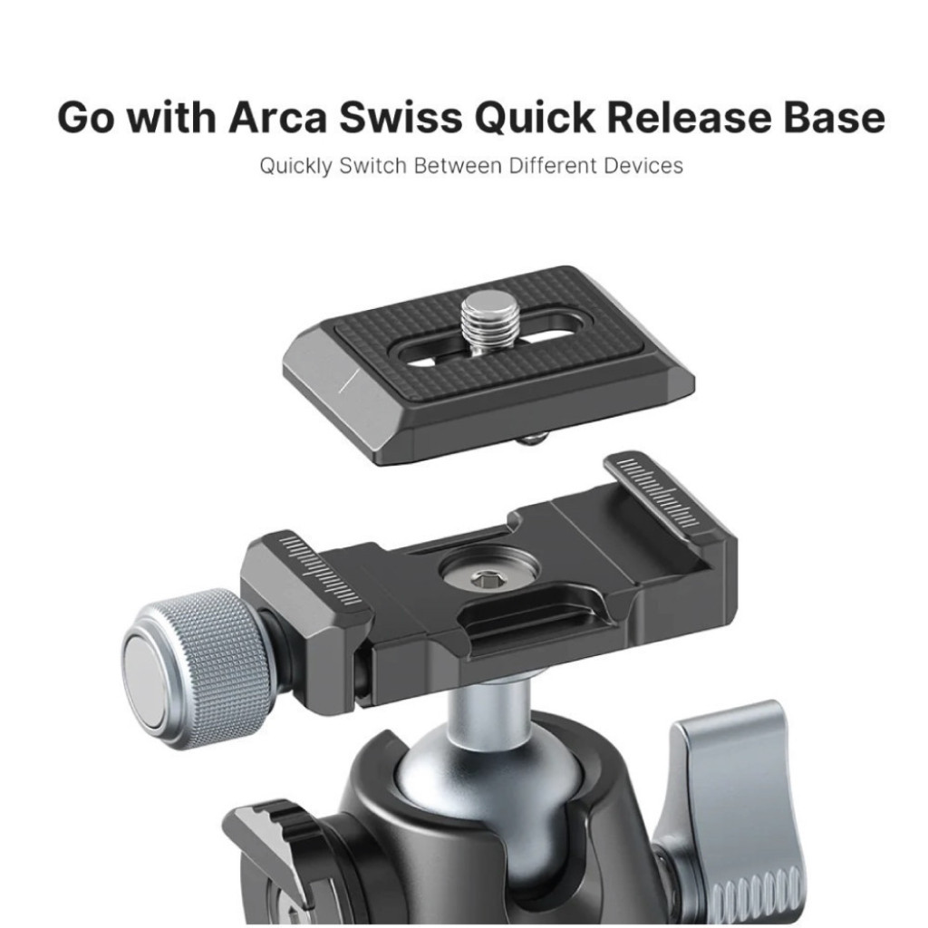Ulanzi MT47 Metal Vlog Tripod ขาตั้งกล้อง ระบบปลดเร็ว Arca Swiss รองรับกล้อง SLR/ DSLR/ Mirrorless