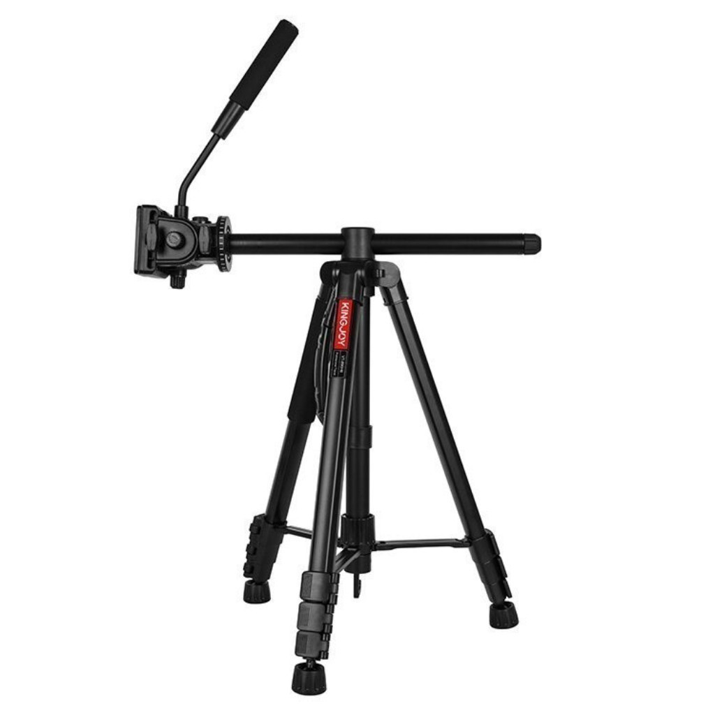 Kingjoy VT-890H6 Multi-functionak Lateral Tripod ขาตั้งกล้องแบบ3ขา สำหรับถ่าย Video พร้อมด้ามจับถือ