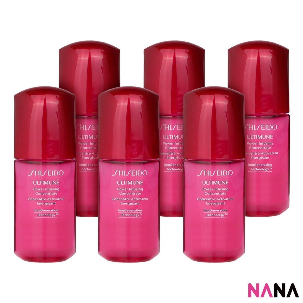 SHISEIDO ULTIMUNE Power Infusing Concentrate 10ml x6 เซรั่มผิวให้แข็งแรง พร้อมปกป้องผิวจากมลภาวะ 10 มล. x 6 ชิ้น