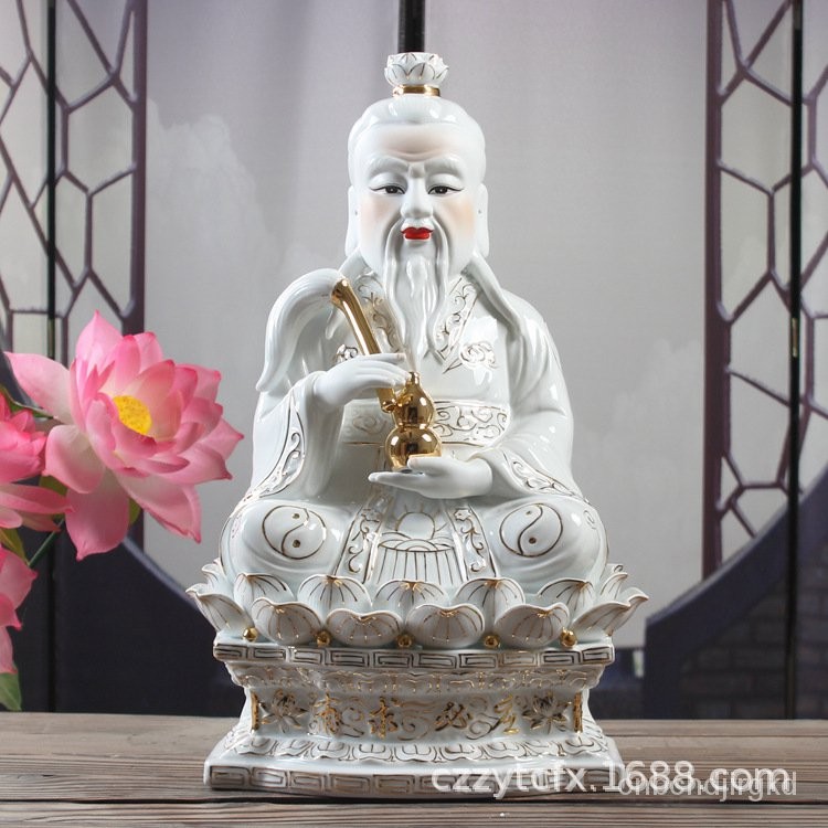 จำนวนมาก ที่นั่งเพชรสีขาวสูง พระพุทธรูปเซรามิก Zhenyi ของตกแต่งงานฝีมือเซรามิก OXZZ