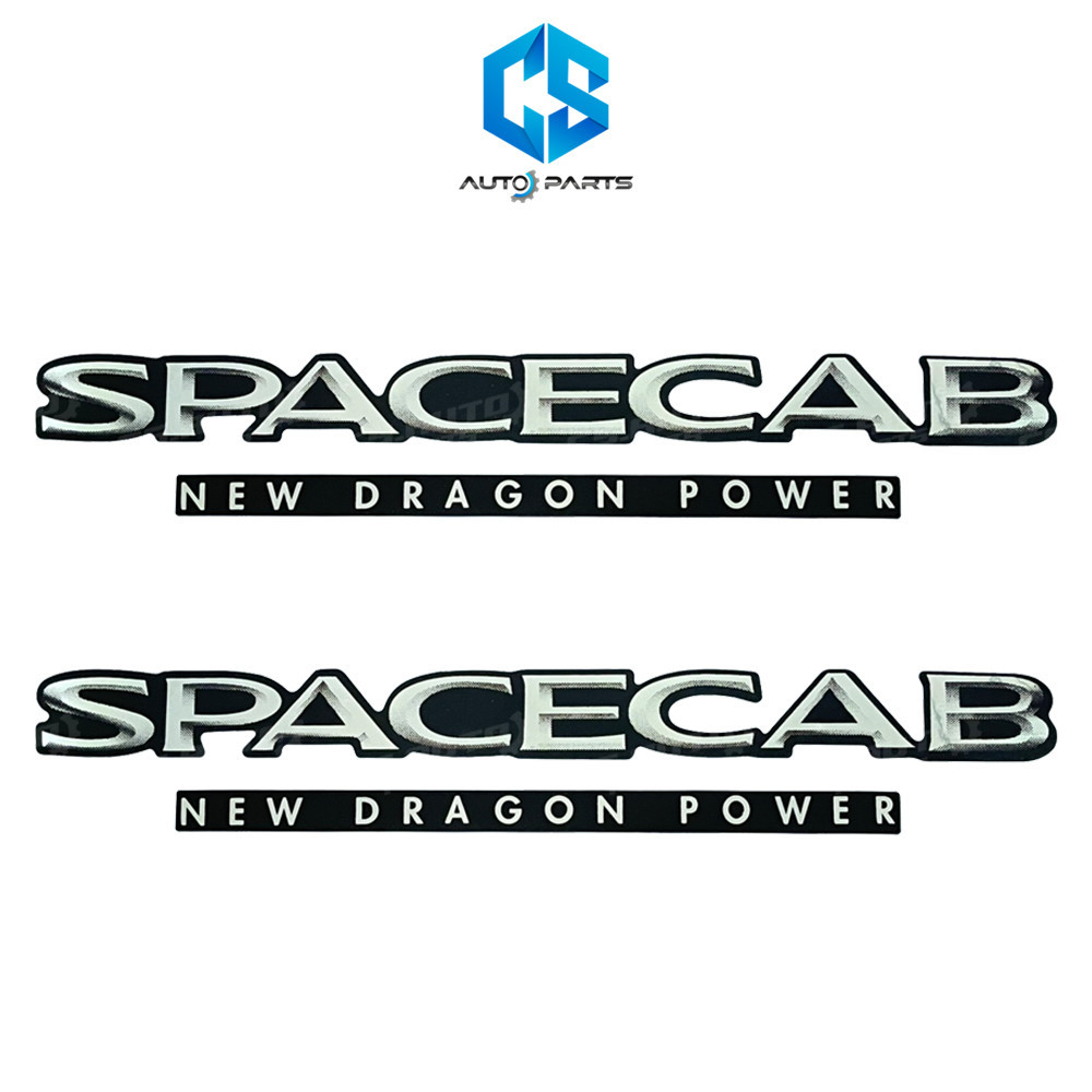 สติ๊กเกอร์ SPACECAB NEW DRAGON POWER - ISUZU DRAGON EYE (ติดกระจกแคป)