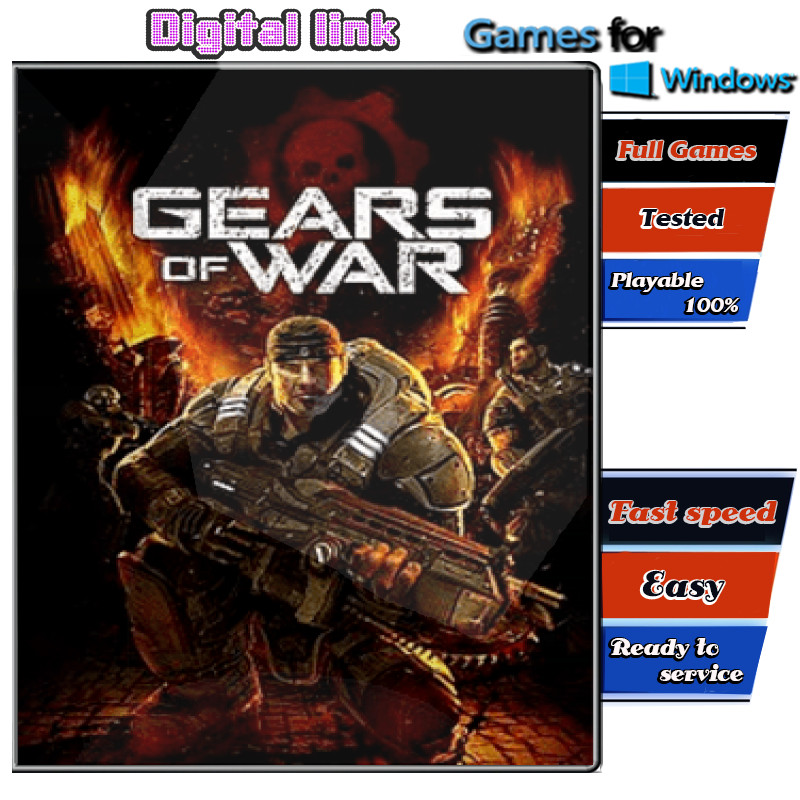 Gears of War เกม PC Game คอมพิวเตอร์ USB เสียบเล่นได้เลย