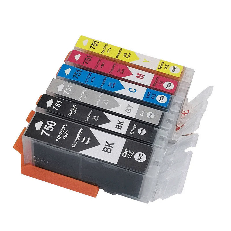PGI-750 CLI-751 Compatible Ink Cartridge for Canon PGI750 CLI751 PIXMA MX727 MX927 Ip7270 IX6770 MG5