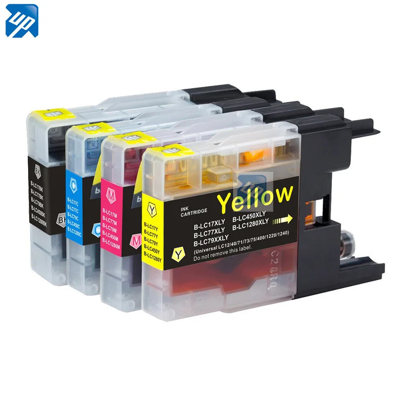 12pk Printer Ink Cartridge for Brother LC12 LC17 LC71 LC40 LC73 LC75 LC77 LC79 LC400 LC450 LC1220 LC1240 LC1280