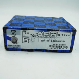 PFERD ใบตัดสแตนเลส ใบตัดเหล็ก 4"x1mm ใบตัดบาง ใบตัดตราม้า ลอดห่วง ใบตัด1มิล เยอรมัน GERMANY