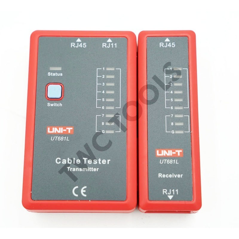 UNI-T 681L เครื่องทดสอบสายแลนด์ LAN สายอินเตอร์เน็ต สายโทรศัพท์ RJ45 RJ11รุ่น UT681L