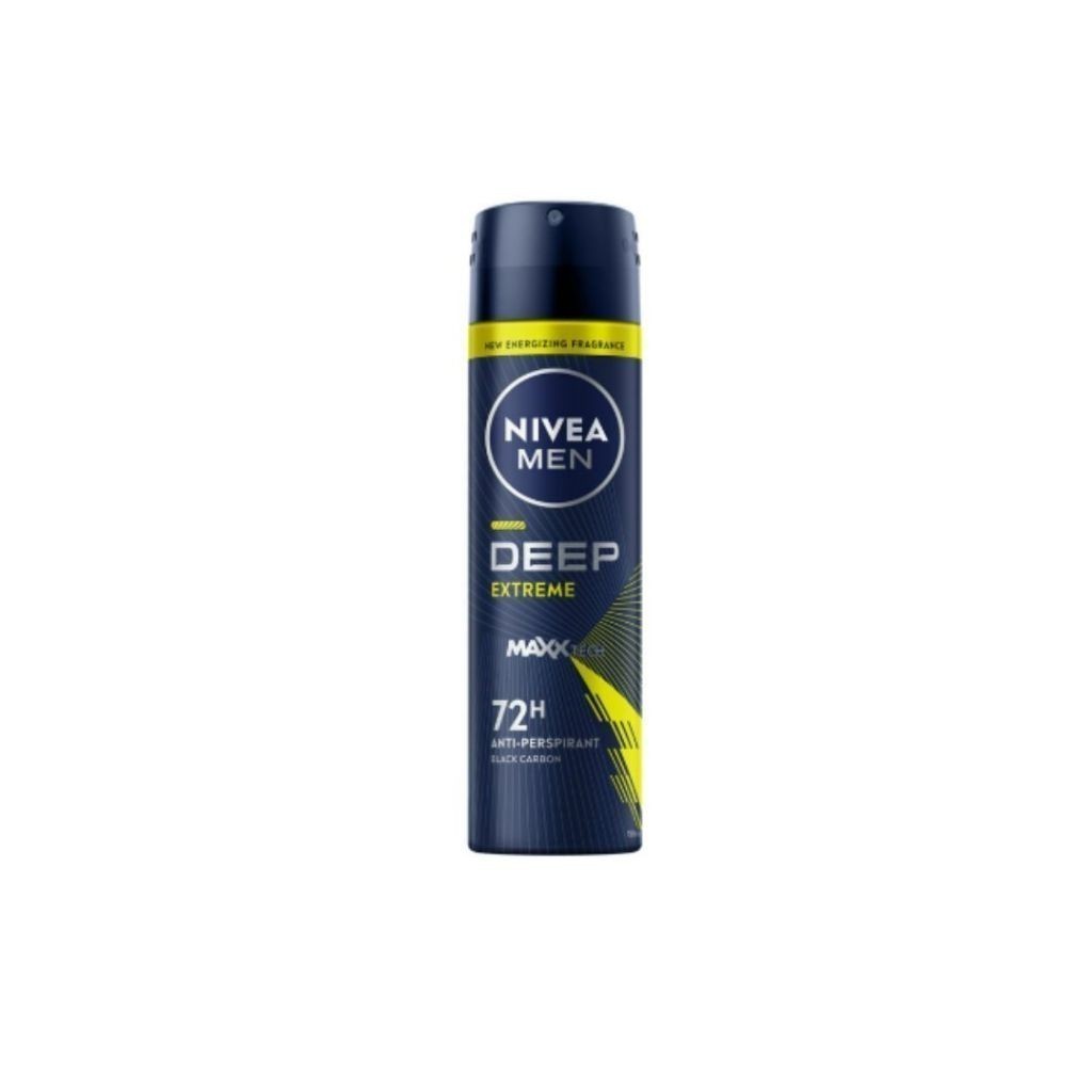 Nivea Men Spray Deep Extreme 150 Ml. Nivea นีเวีย เมน สเปรย์ ดีพ เอ็กซ์ตรีม 150 มล.