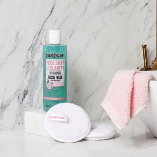 Soap & Glory Face Soap And Clarity Vitamin C Facial Wash 350Ml โซพ แอนด์ กลอรี่