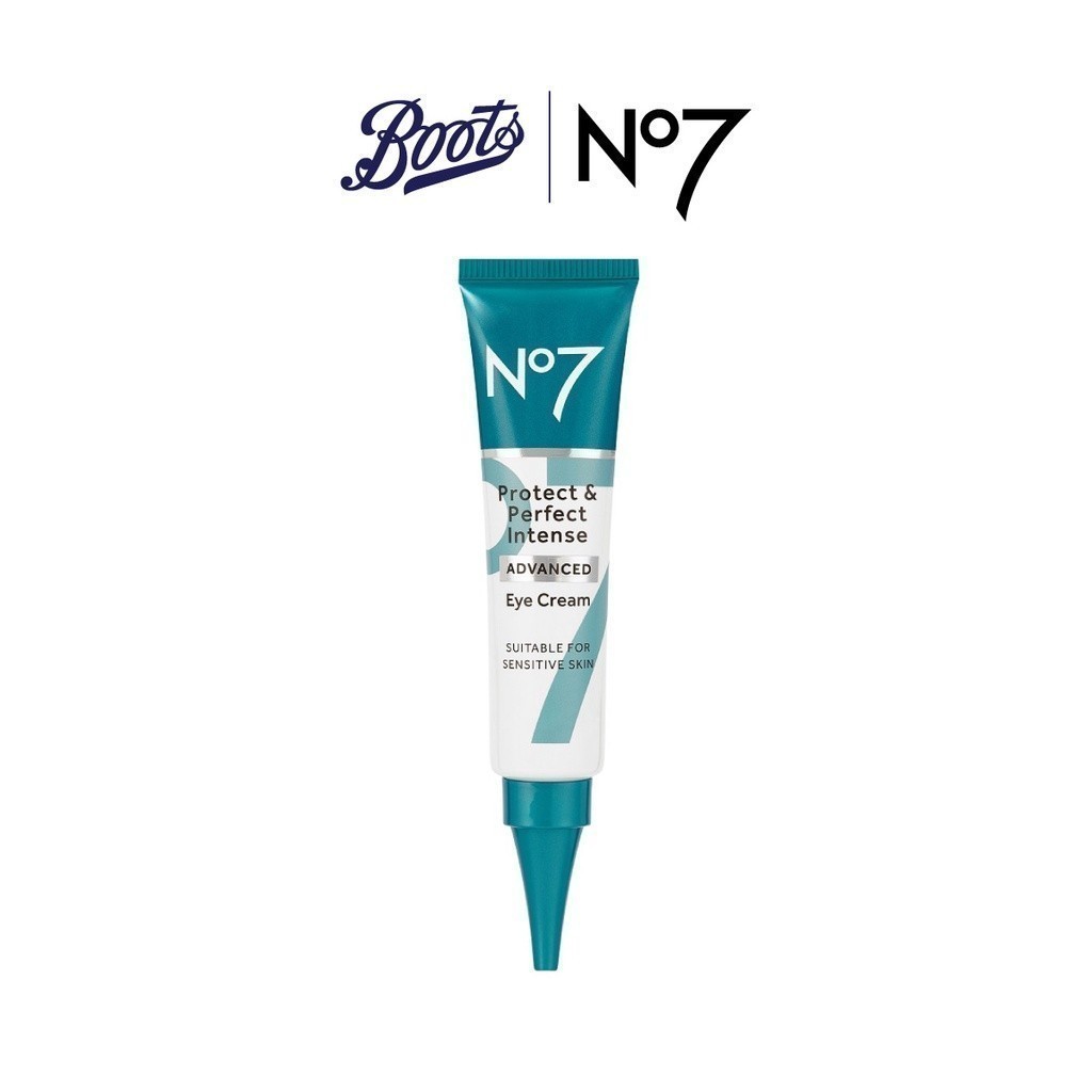 No7 Protect & Perfect Intense Advanced Eye Cream Size 15 ML นัมเบอร์เซเว่น โพรเท็ค แอนด์ เพอร์เฟ็ค อินเทนซ์ แอดวานซ์ อาย ครีม ขนาด 15 มล.