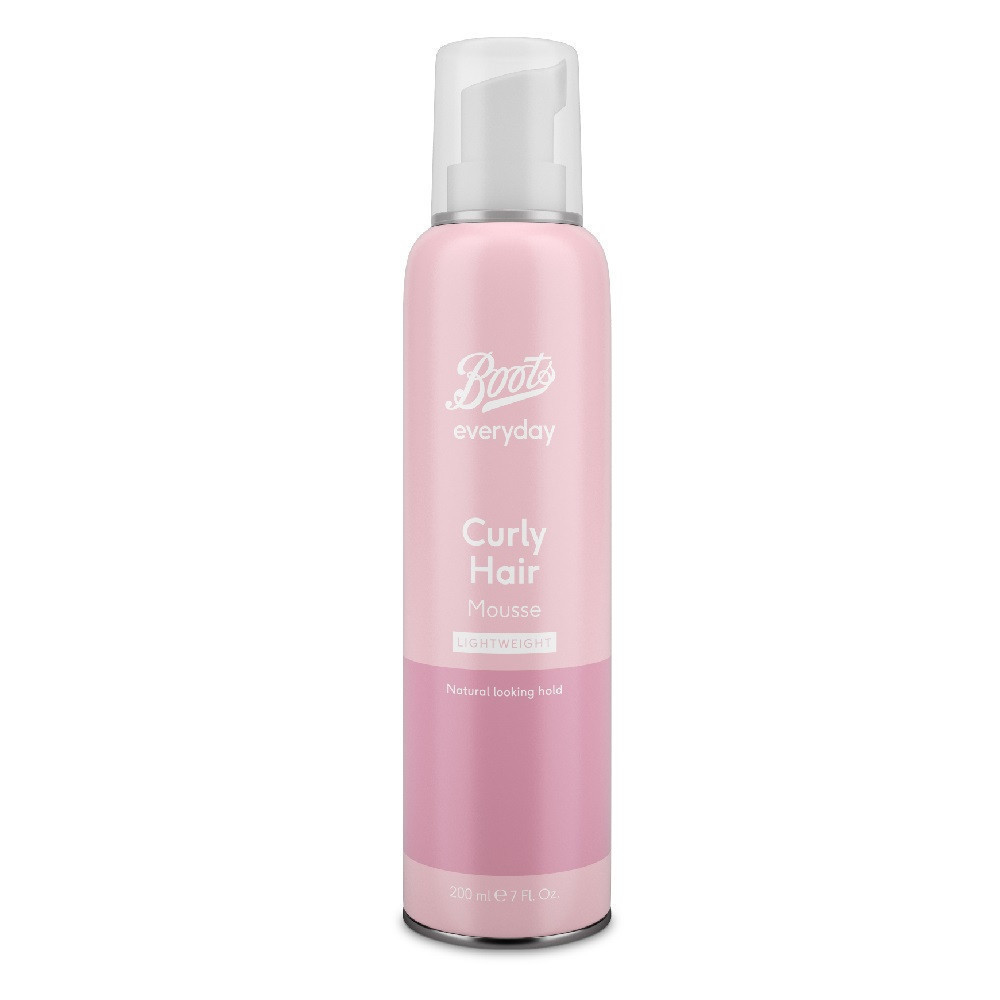 BOOTS STYLING บู๊ทส์ เคิร์ลลี่ แฮร์ มูส ไทม์ ทู ดีไฟน์ 200 ml