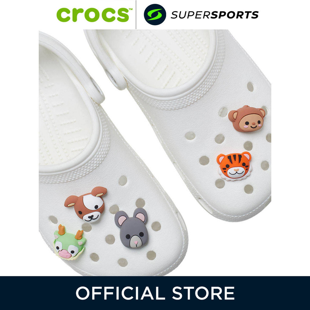 CROCS Jibbitz 3D Animal Mix Face 5-Pack ตัวติดรองเท้า