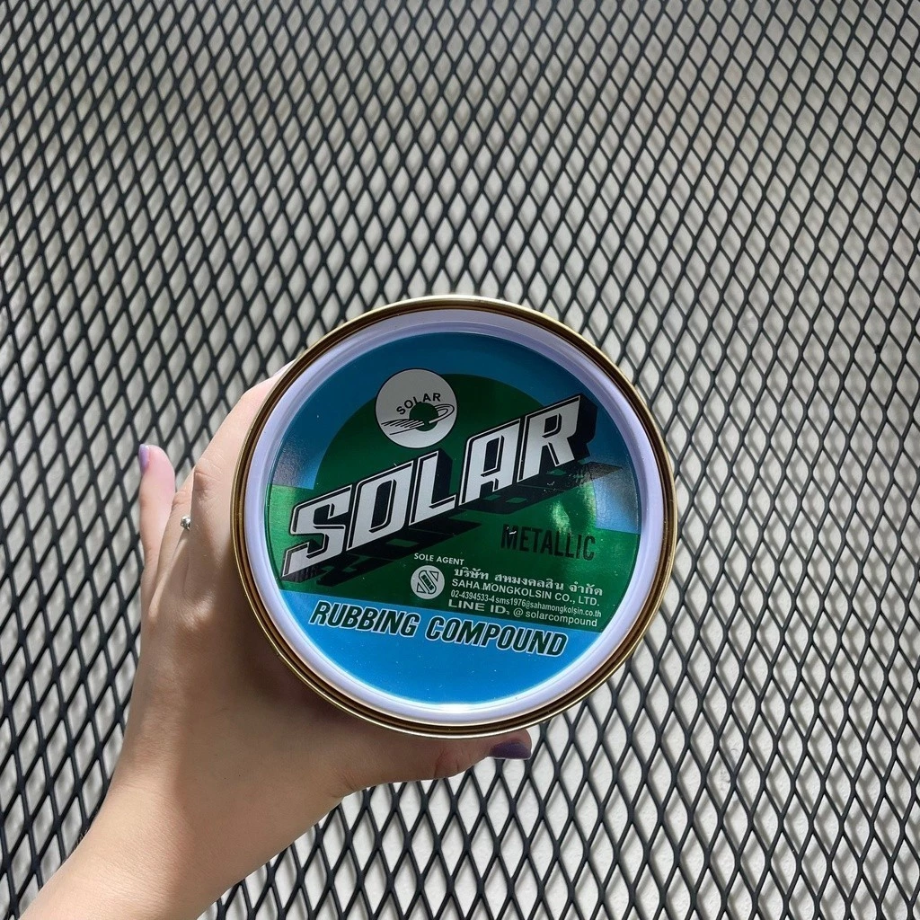 ยาขัดโปลียูรีเทรน น้ำยาขัดลบรอย ยาขัดสิ่งสกปรกบนผิวรถ SOLAR EXTRA 100 ขนาด 500g thumbnail 3