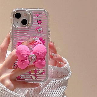 เคสโทรศัพท์มือถือ แบบนิ่ม ลายการ์ตูน พร้อมขาตั้ง สําหรับ Iphone 14promax Apple 13 12 11