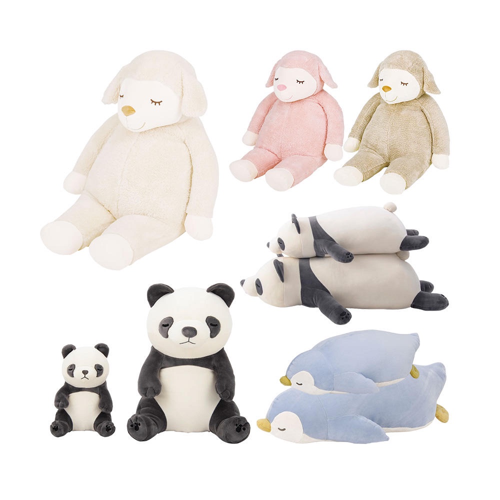✓☼ญี่ปุ่น LIVHEART Liv s Heart Panda แกะ Little Penguin Plush ของเล่นหมอนน่ารัก
