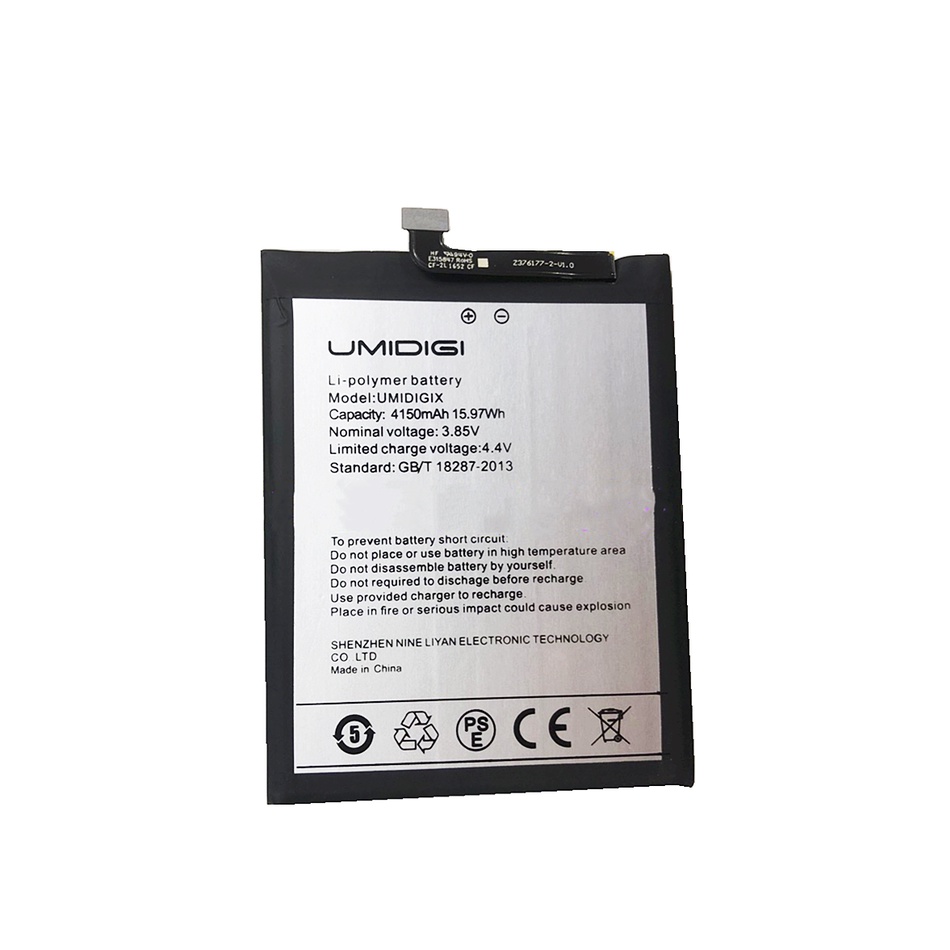 แบตเตอรี่คุณภาพสูง4150MAh สำหรับ UMI Umidigi X โทรศัพท์มือถือ