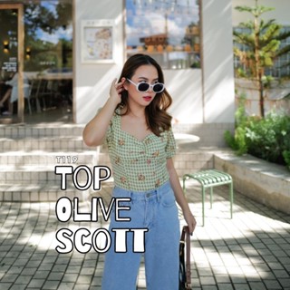 MyWay Brand : Top Olive Scott 👋เลื่อนดูขนาดที่รูปสุดท้ายน้า