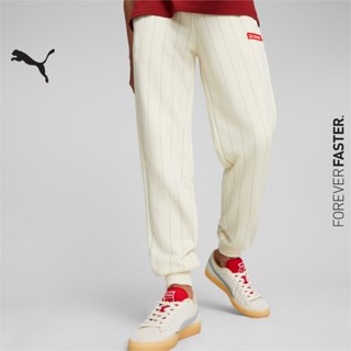 PUMA PRIME/SELECT - กางเกงขายาวผู้ชาย PUMA x COCA-COLA T7 Pants สีขาว - APP - 53616397