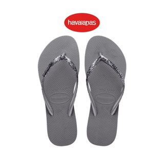 Havaianas รองเท้าแตะผู้หญิง Slim Glitter II Flip Flops - Steel Grey รุ่น 41469755178GYXX (รองเท้าแตะ รองเท้าผู้หญิง รองเท้าแตะหญิง)