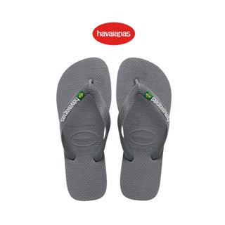 Havaianas รองเท้าแตะ BRASIL LOGO - STEEL GREY รุ่น 41108505002GYXX (รองเท้าแตะหญิง)