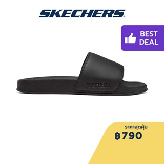 Skechers สเก็ตเชอร์ส รองเท้าแตะผู้หญิง Women Cali Side Lines 2.0 Garden Vibes Slides - 8730087-BBK