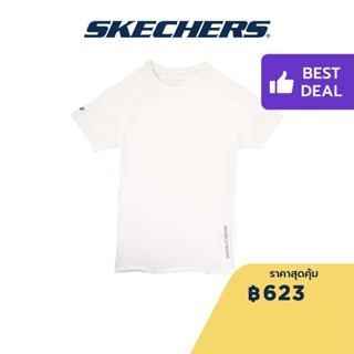 Skechers สเก็ตเชอร์ส เสื้อยืดแขนสั้นผู้หญิง Women 1st Series Short Sleeve Tee Apparel - SP22Q4W365-00GK