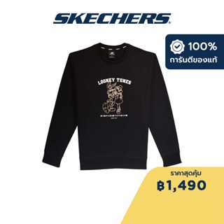 Skechers สเก็ตเชอร์ส เสื้อสเวตเตอร์ยูนิเซ็กส์ Unisex Warner Bros. Pullover Apparel - SL323U325-02L2