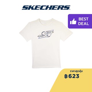 Skechers สเก็ตเชอร์ส เสื้อยืดแขนสั้นผู้ชาย Men 1st Series Short Sleeve Tee Apparel - SP22Q4M418-00GK