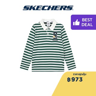 Skechers สเก็ตเชอร์ส เสื้อยืดแขนสั้นเด็กผู้ชาย Boys Performance Running Short Sleeve Tee - P123B015-02NR