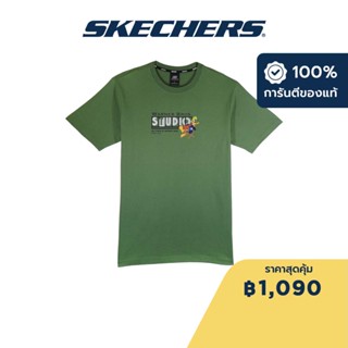 Skechers สเก็ตเชอร์ส เสื้อยืดแขนสั้นยูนิเซ็กส์ Unisex Short Sleeve Tee  Apparel - SL323U321-02SH