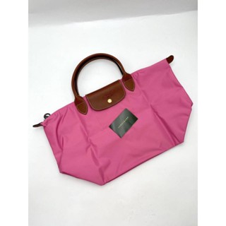 กระเป๋าถือ New Longchamp size M หูสั้น 💓💓💓สีชมพู