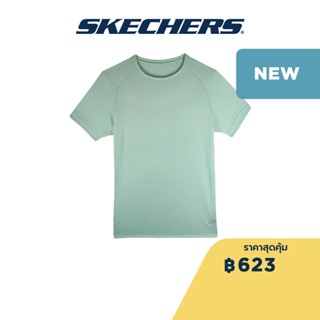 Skechers สเก็ตเชอร์ส เสื้อยืดออกกำลังกายผู้หญิง Women Training Tee - SP22Q4W386-0025