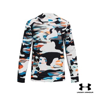 Under Armour UA Boys Armour Fleece® Printed Hoodie อันเดอร์ อาร์เมอร์ เสื้อฮู้ดดี้เทรนนิ่ง สำหรับเด็กผู้ชาย