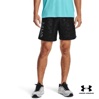 Under Armour UA Mens Woven Emboss Shorts อันเดอร์ อาเมอร์ กางเกงเทรนนิ่ง สำหรับผู้ชาย รุ่น Woven Emboss