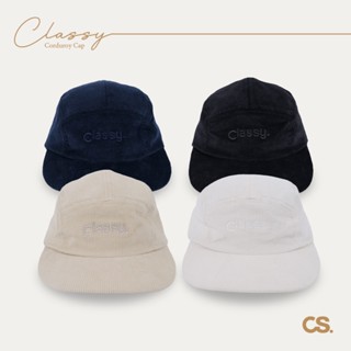 URTHE_CLASSY - หมวก CAP ผ้าลูกฟูก NEW LOGO