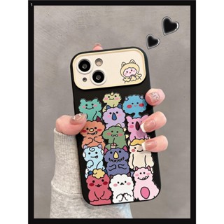 ใหม่ เคสโทรศัพท์มือถือ ลายการ์ตูนมอนสเตอร์ตัวน้อยน่ารัก สําหรับ Apple iPhone 14 13 promax 12 1