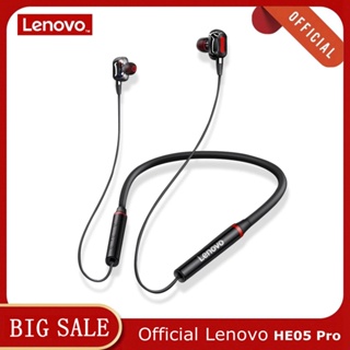 Lenovo HE05 Pro TWS ชุดหูฟังสเตอริโอไร้สายบลูทูธ 5.0 IPX5 กันน้ํา พร้อมไมโครโฟน