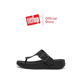 FITFLOP TRAKK II BUCKLE LEATHER รองเท้าแตะแบบหูหนีบผู้ชาย รุ่น GD1-001 สี BLACK