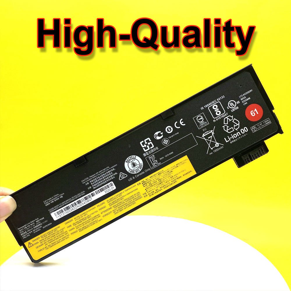 11.4โวลต์24Wh แบตเตอรี่แล็ปท็อปสำหรับ Lenovo T Hink P AD T470 T480 T570 T580 01AV426 01AV422 01AV423 01AV424 01AV425 01A