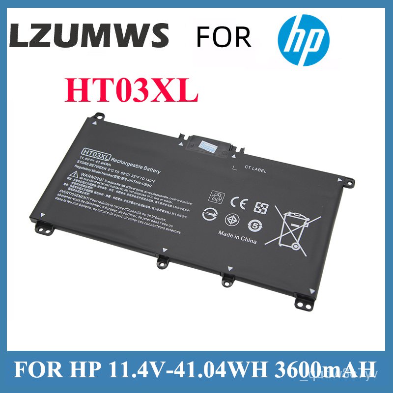 11.4V 41.04WH 3600MAH HT03XL 3เซลล์แบตเตอรี่แล็ปท็อปสำหรับ HP Pavilion L11119-855 14-CE0001LA TPN-Q2