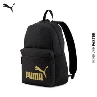 PUMA BASICS - กระเป๋าเป้ Phase Backpack สีดำ - ACC - 07548749