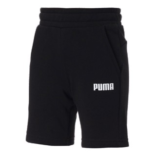 PUMA KIDS - กางเกงขาสั้นเด็กโต Essentials Youth Sweat Shorts สีดำ - APP - 84762901